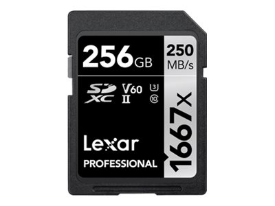 Lexar SDXC, 256 GB 256 Go UHS-II Classe 10