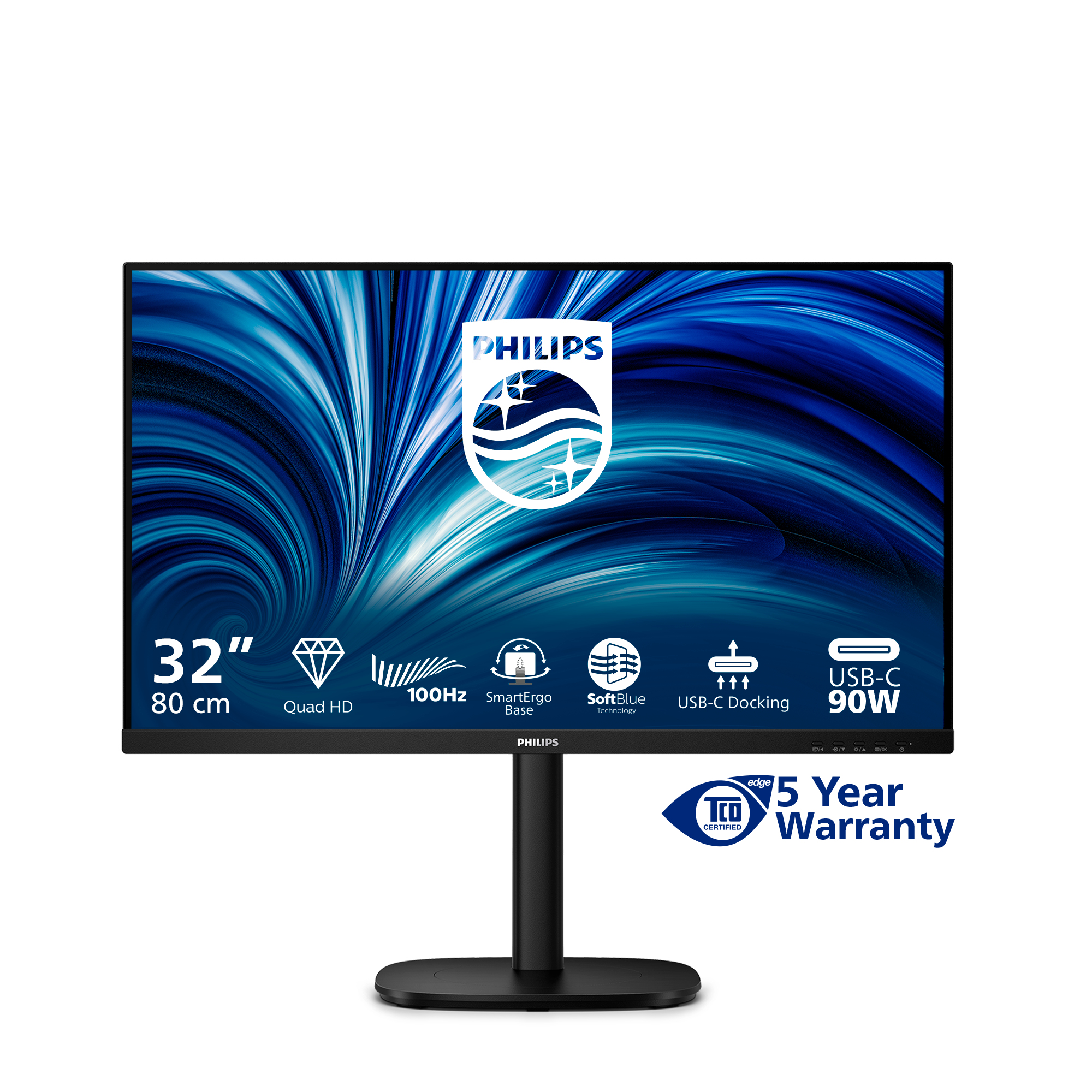 Philips 32B2U3601 - 3000 Series - LED-Monitor - 81.3 cm (32)