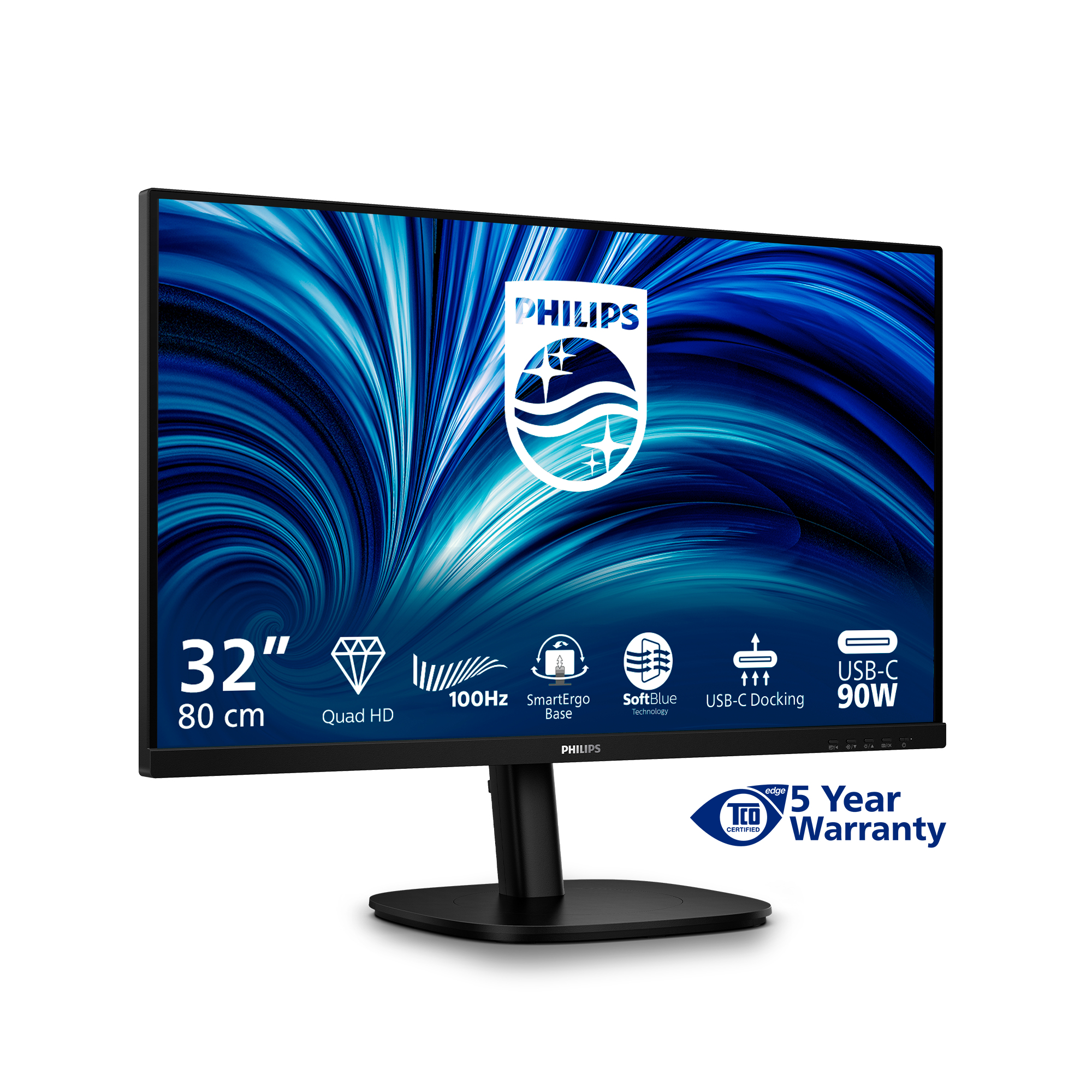 Philips 32B2U3601 - 3000 Series - LED-Monitor - 81.3 cm (32)