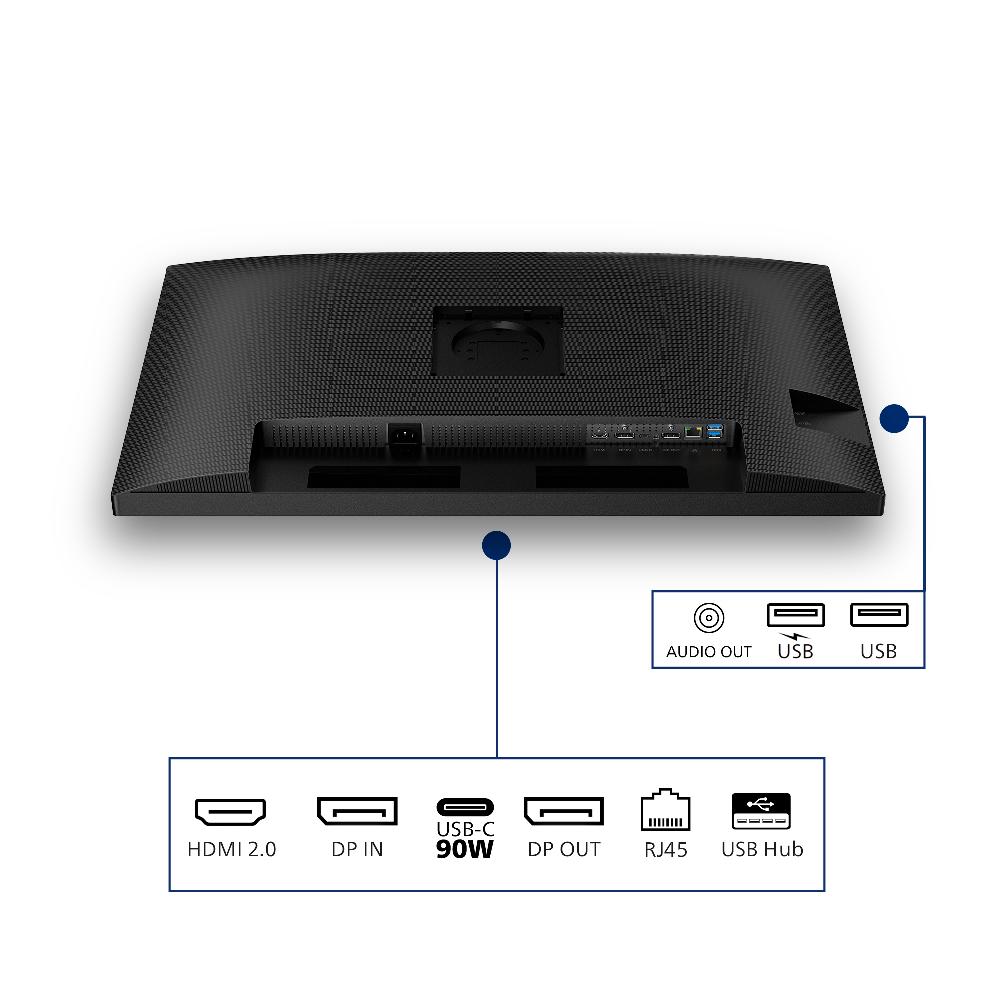 Philips 32B2U3601 - 3000 Series - LED-Monitor - 81.3 cm (32)