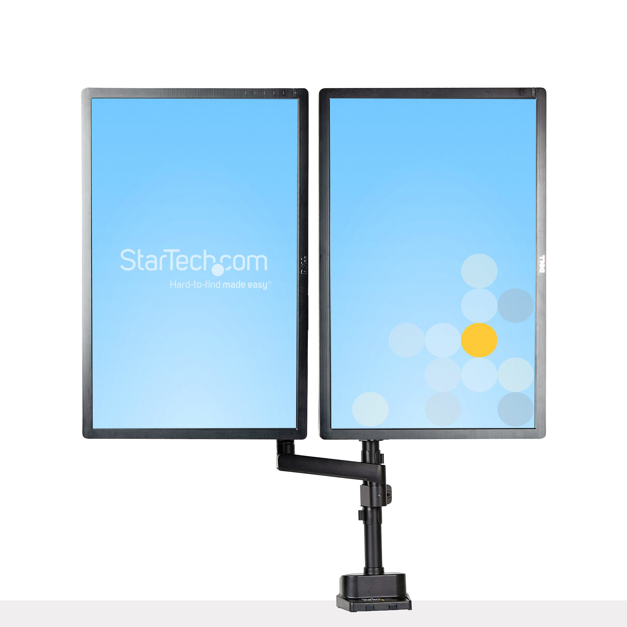 StarTech.com Support de bureau vertical pour deux écrans à