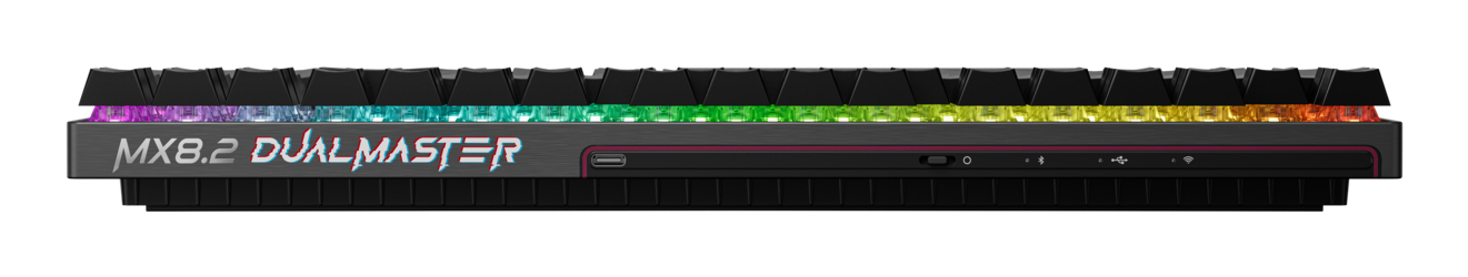 CHERRY MX 8.2 Pro TMR Wireless clavier Gaming USB + RF Wireless + Bluetooth QWERTZ Allemand Noir