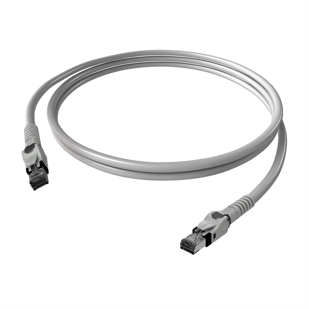 EasyLan VarioBootCP1OAMSMS0010Patchkabel Kat.6A ISO/IEC grau 1m - 1 m