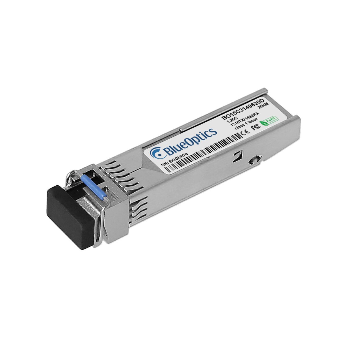 BlueOptics SFP-1G-BX10-U module metteur-rcepteur de rseau Fibre optique 1250 Mbit/s
