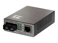 LevelOne Convertidor SC SMF 10/100BASE-TX a 100BASE-FX PoE PD