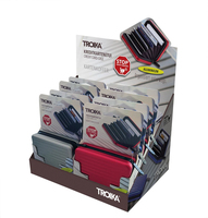 Troika Thekendisplay 8x Kartenkoffer Kartenetui