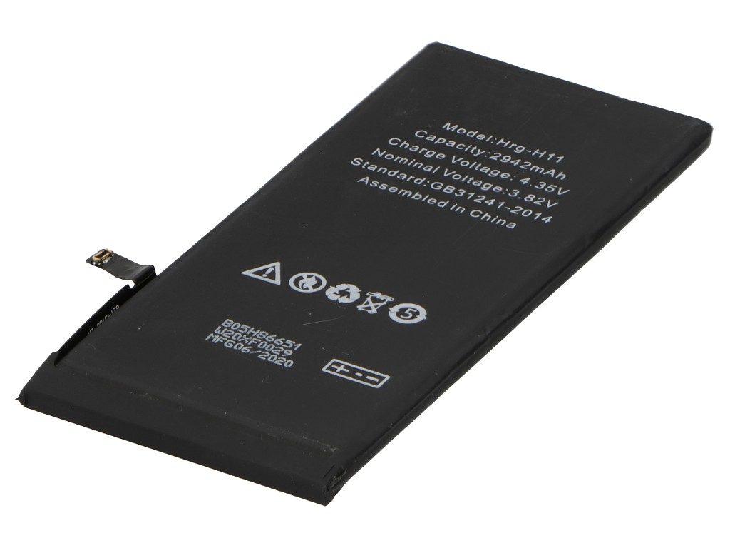 2-power PSA Parts MBI0209AW - Akku - Apple - Schwarz - Lithium Polymer (LiPo) - 2942 mAh - 3,8 V