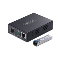 StarTech.com SM LC Fiber Media Converter 40km - Converter - Glasfaser (LWL)