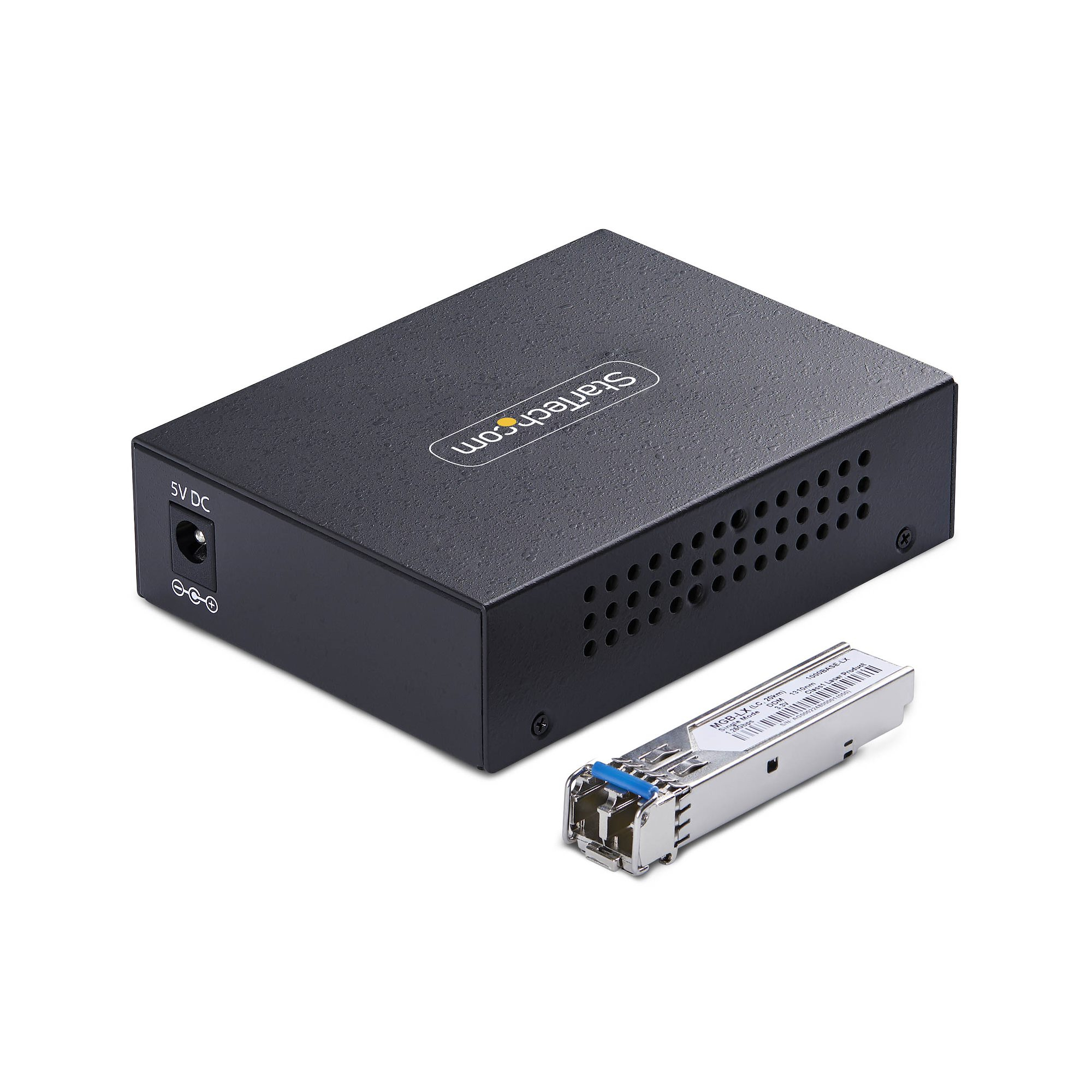 StarTech.com MCM1110SMLC40 convertitore multimediale di rete 2000 Mbit/s 1310 nm Modalit� singola Nero
