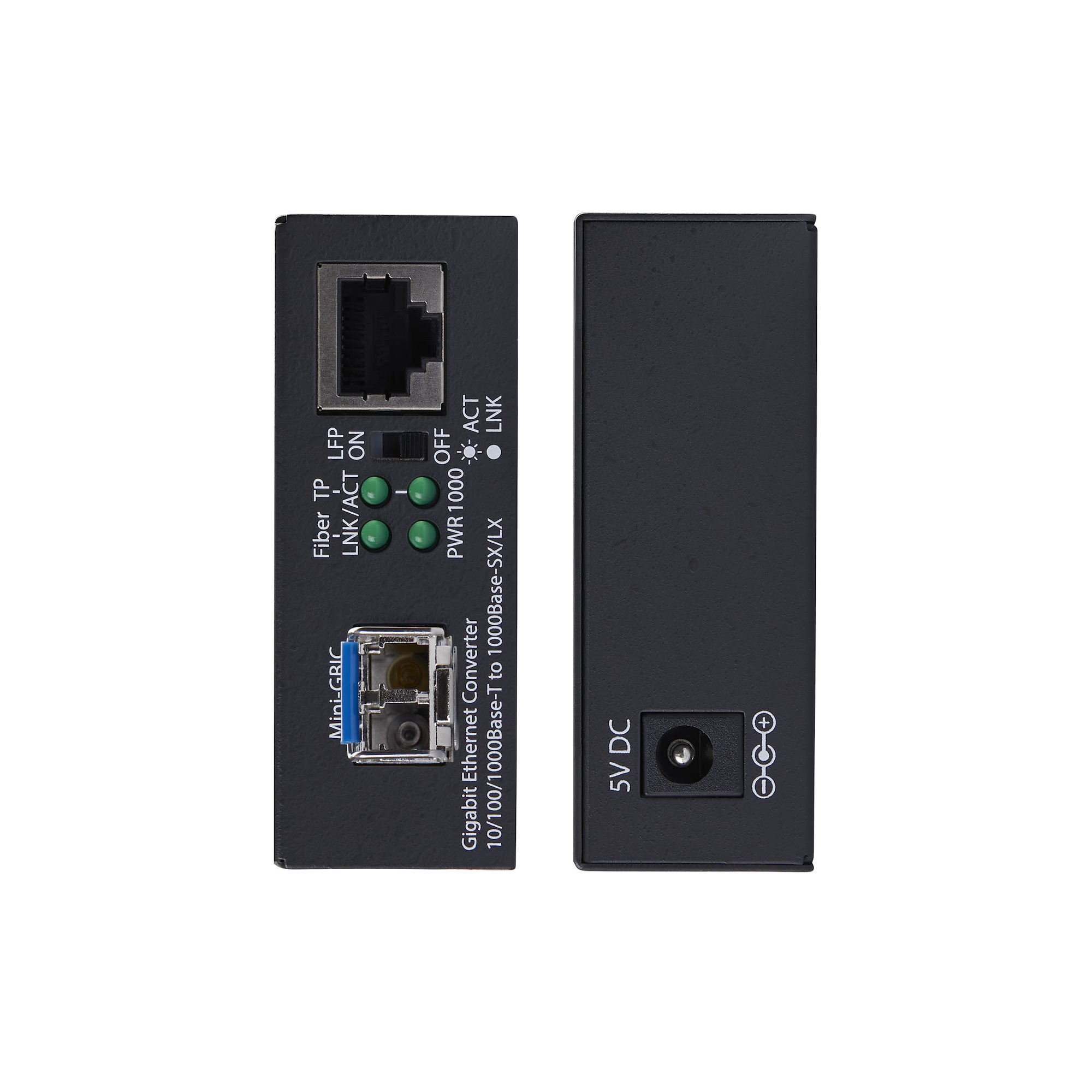 StarTech.com MCM1110SMLC40 convertitore multimediale di rete 2000 Mbit/s 1310 nm Modalit� singola Nero
