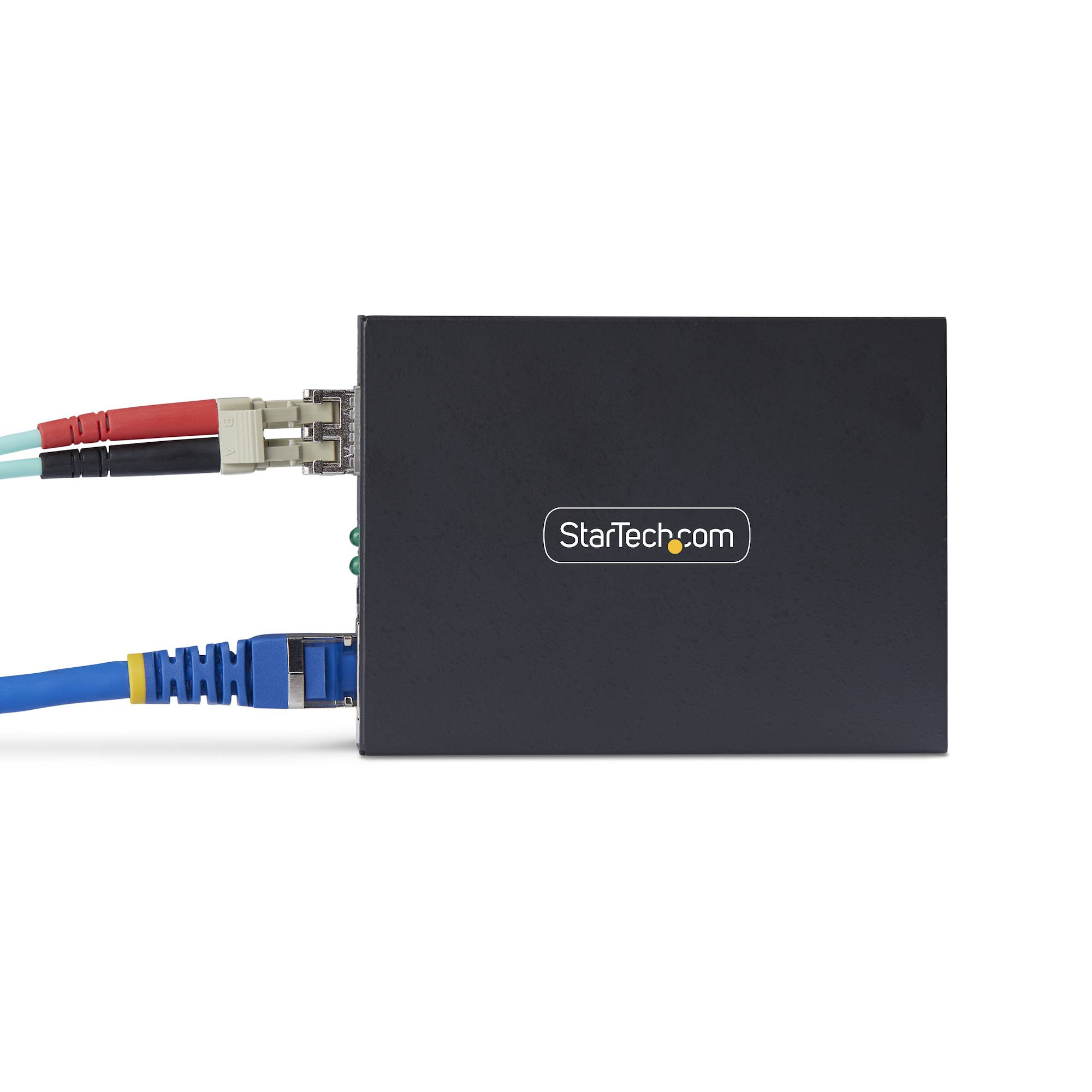 StarTech.com MCM1110SMLC40 convertitore multimediale di rete 2000 Mbit/s 1310 nm Modalit� singola Nero
