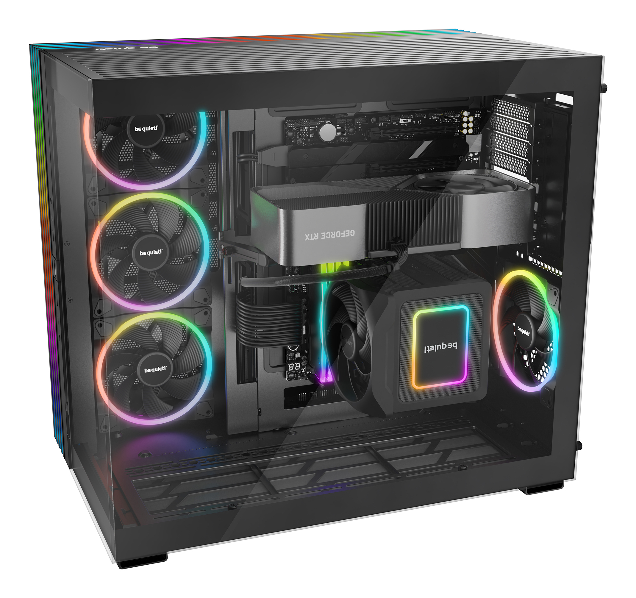 Be Quiet! Light Base 900 FX - FT - E-ATX - Seitenteil mit Fenster (Glas)