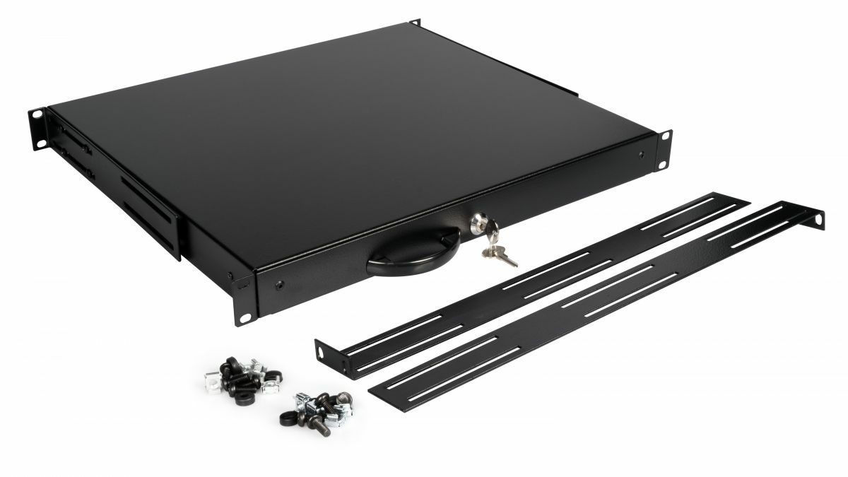 Equip Schublade 19 fr Serverschrnke 1U abschliebar sw