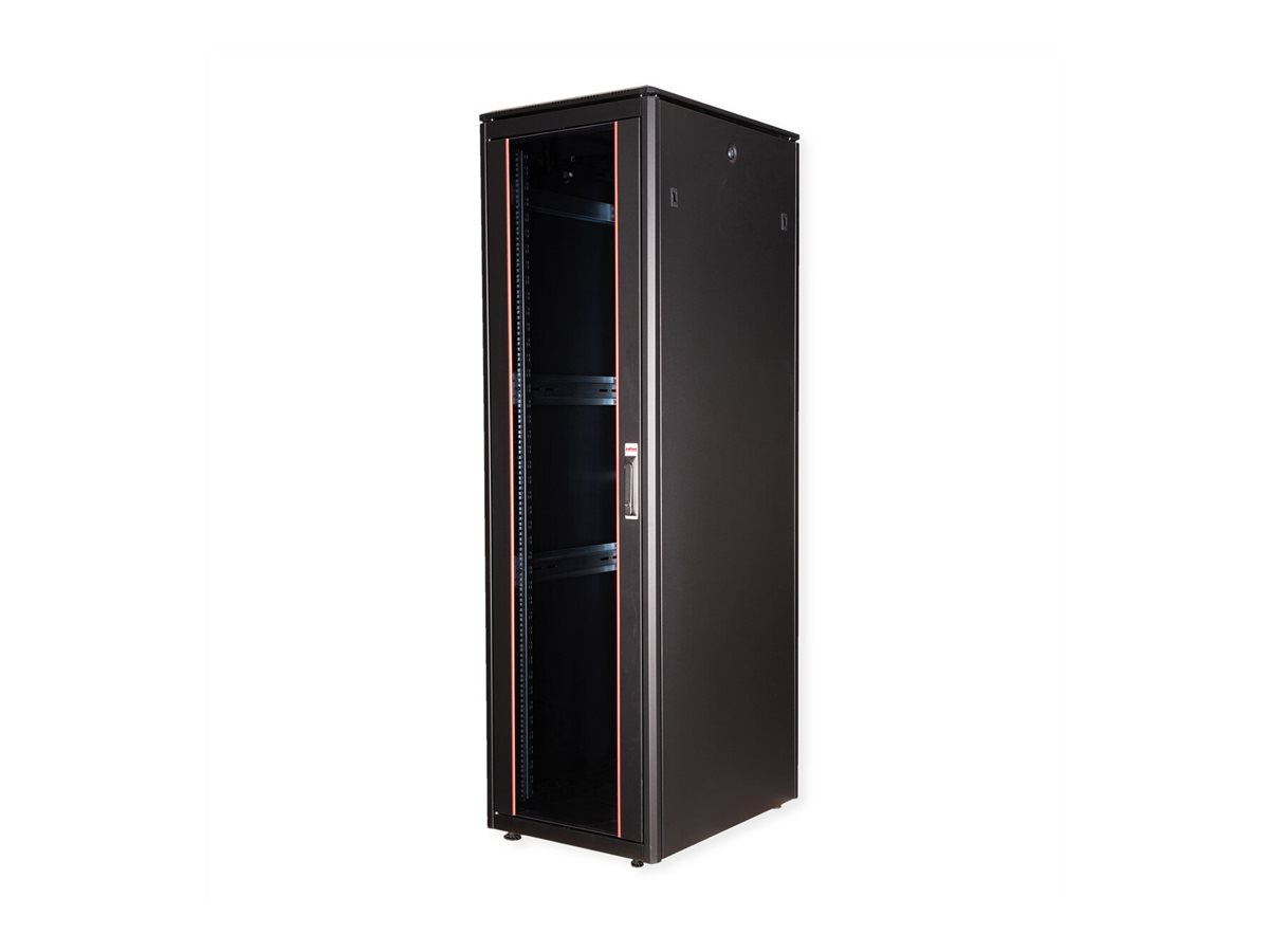 ROLINE Pro - Schrank Netzwerkschrank - mit Glast�r, 600 x 800 mm (B x T)