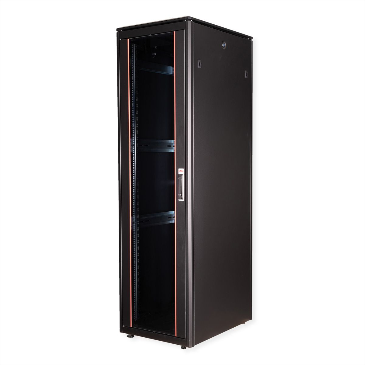 ROLINE Pro - Schrank Netzwerkschrank - mit Glast�r, 600 x 800 mm (B x T)