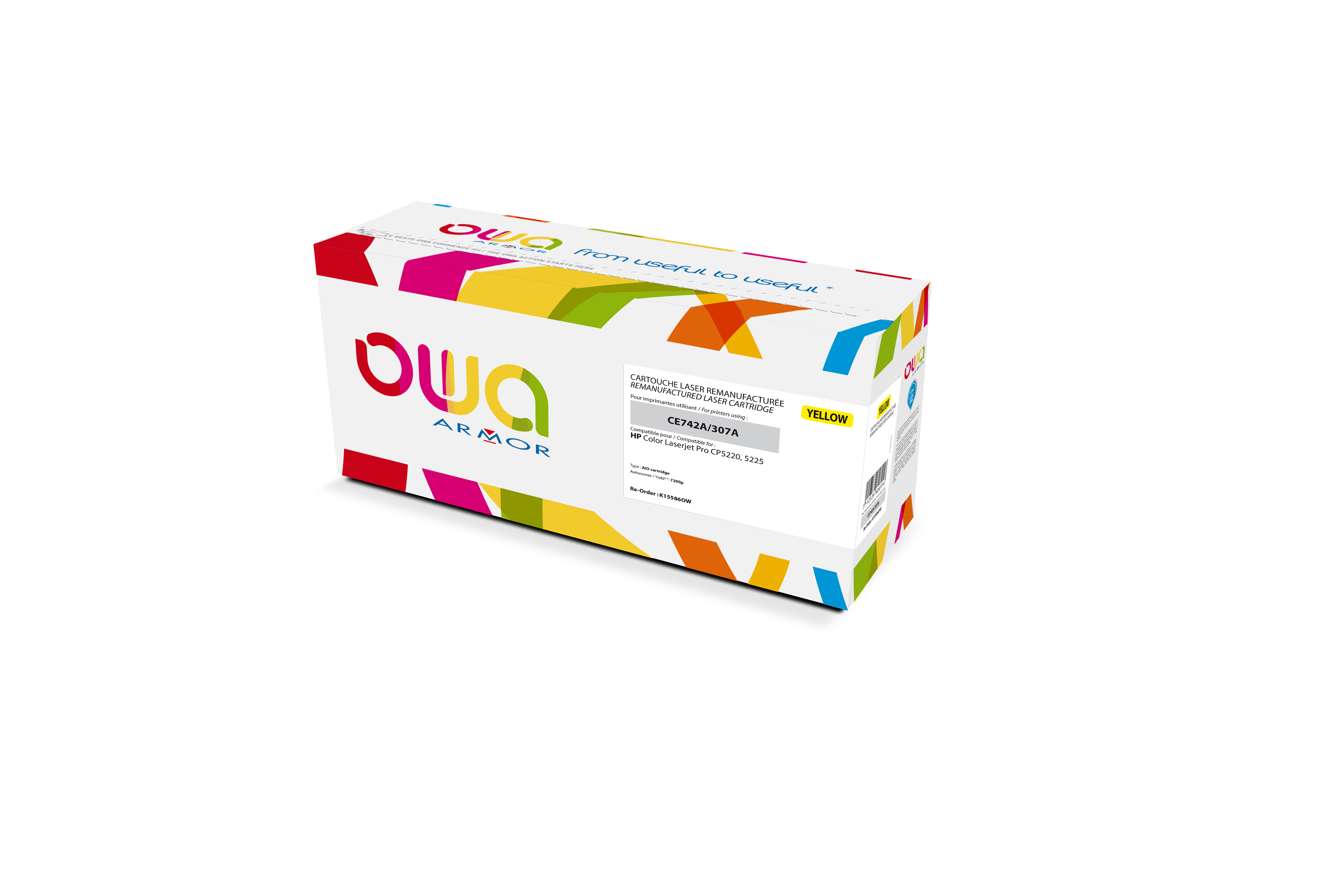Armor K15586OW Cartouche de toner 1 pi�ce(s) Jaune