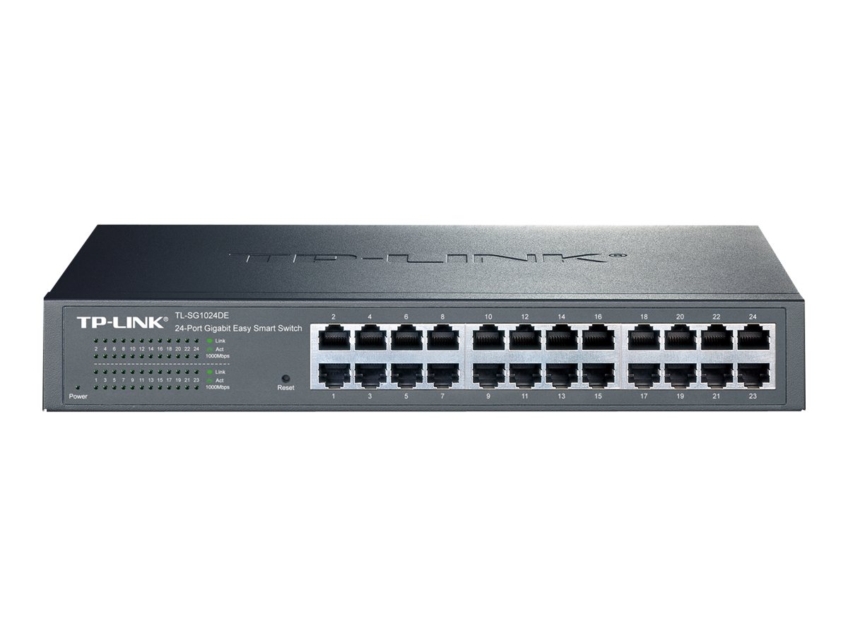 TP-Link TL-SG1024DE switch di rete Gestito L2 Gigabit Ethernet (10/100/1000) Nero