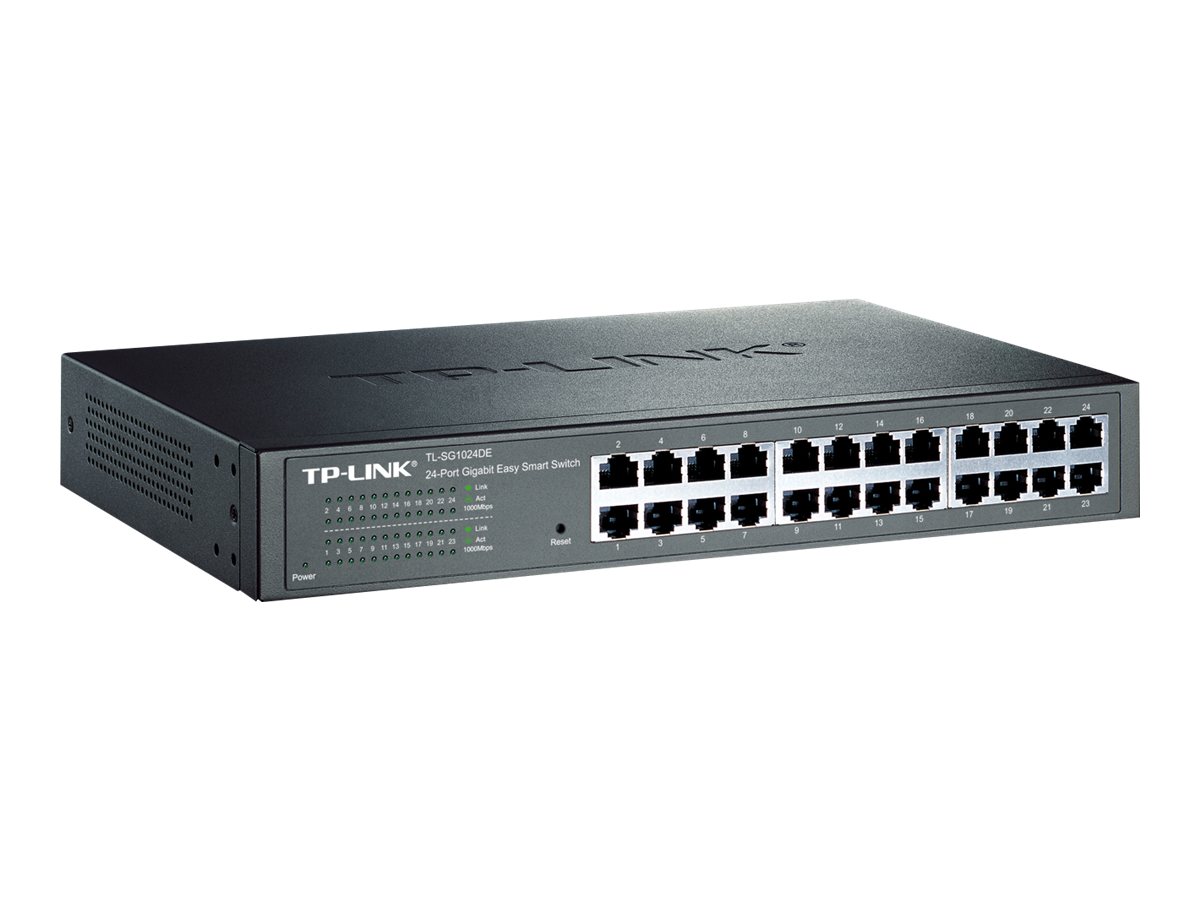 TP-Link TL-SG1024DE switch Gestionado L2 Gigabit Ethernet (10/100/1000) Negro