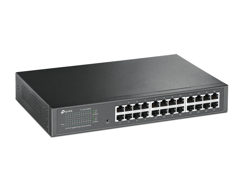 TP-Link TL-SG1024DE switch Gestionado L2 Gigabit Ethernet (10/100/1000) Negro