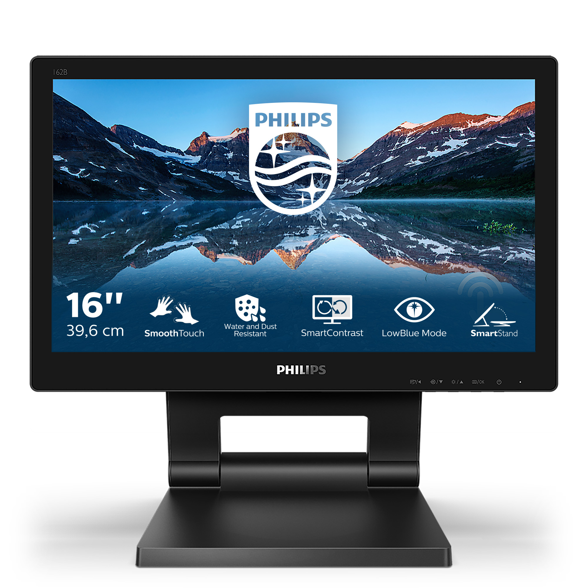 Philips 162B9T/00 pantalla para PC 39,6 cm (15.6) 1366 x 768 Pixeles HD LCD Pantalla t�ctil Negro