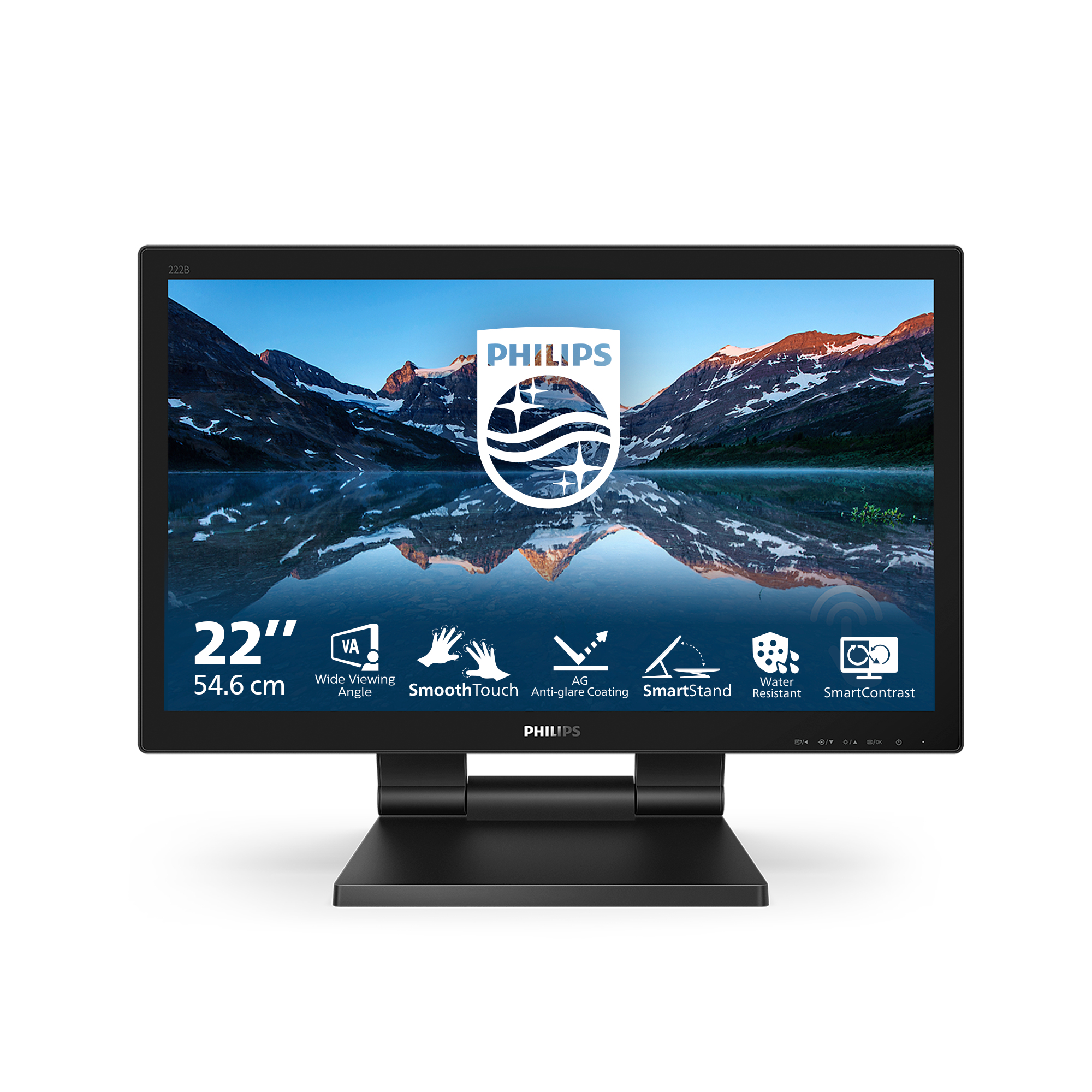 Philips 162B9T/00 pantalla para PC 39,6 cm (15.6) 1366 x 768 Pixeles HD LCD Pantalla t�ctil Negro