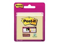 3M Post-it Haftnotiz Super Sticky 76x76mm gelb - Brokleinmaterial