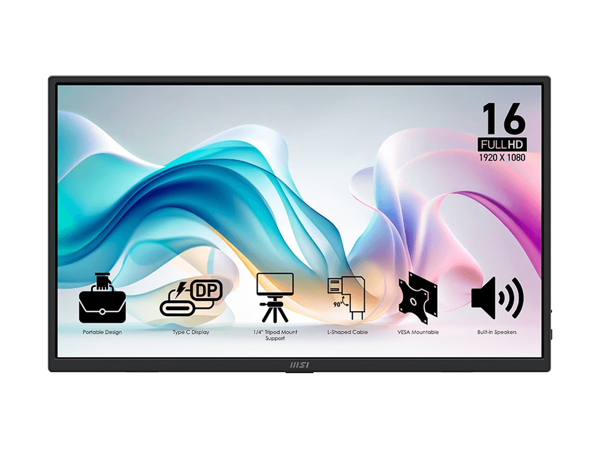MSI PRO MP165DE E6 - LED-Monitor - 40.6 cm (16)