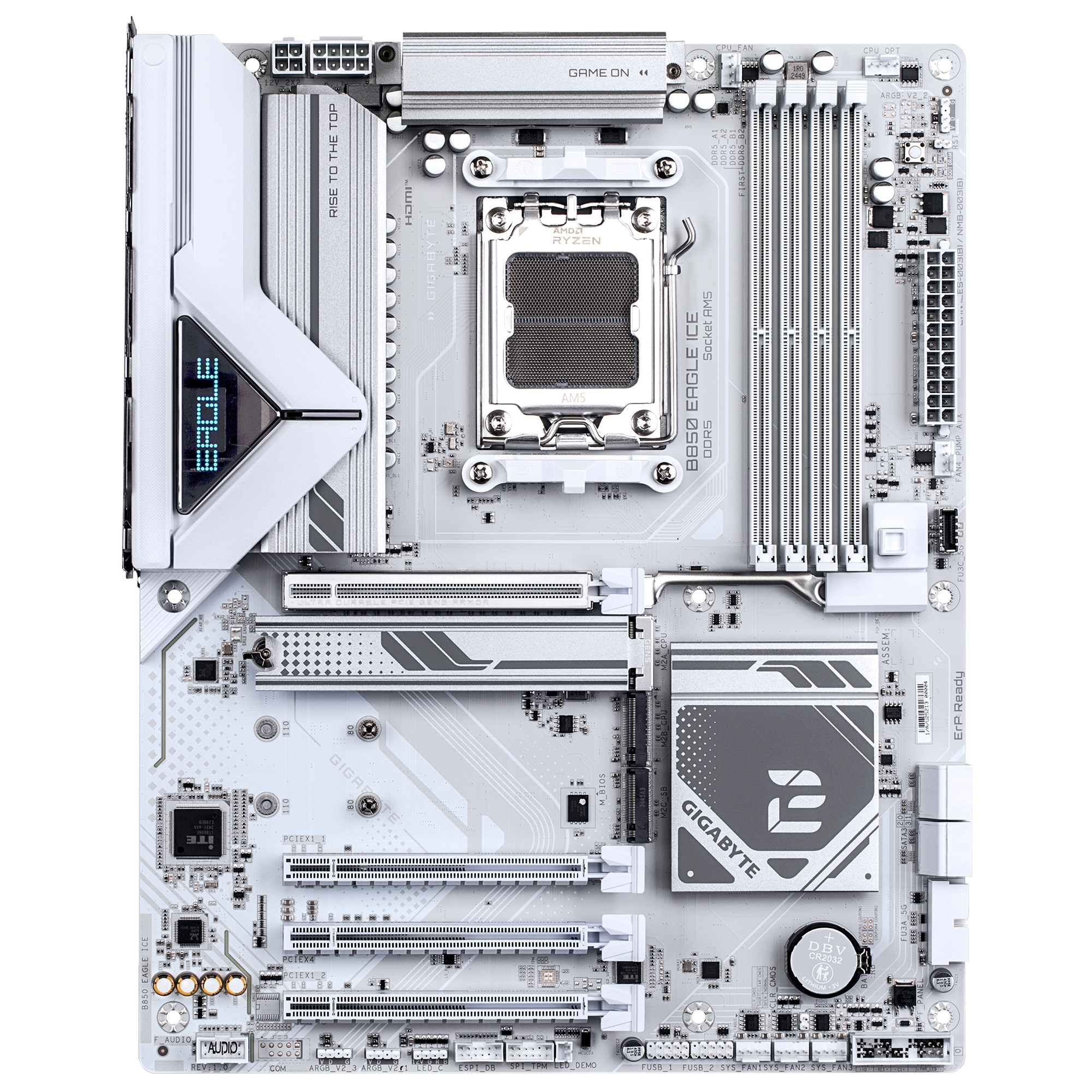 Gigabyte B850 EAGLE WIFI7 ICE AM5 1xDP 1xHDMI - AMD Sockel AM5 (Ryzen Zen4) - ATX