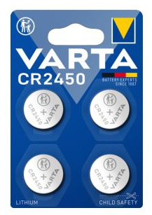 Varta CR2450 Batterie  usage unique Lithium
