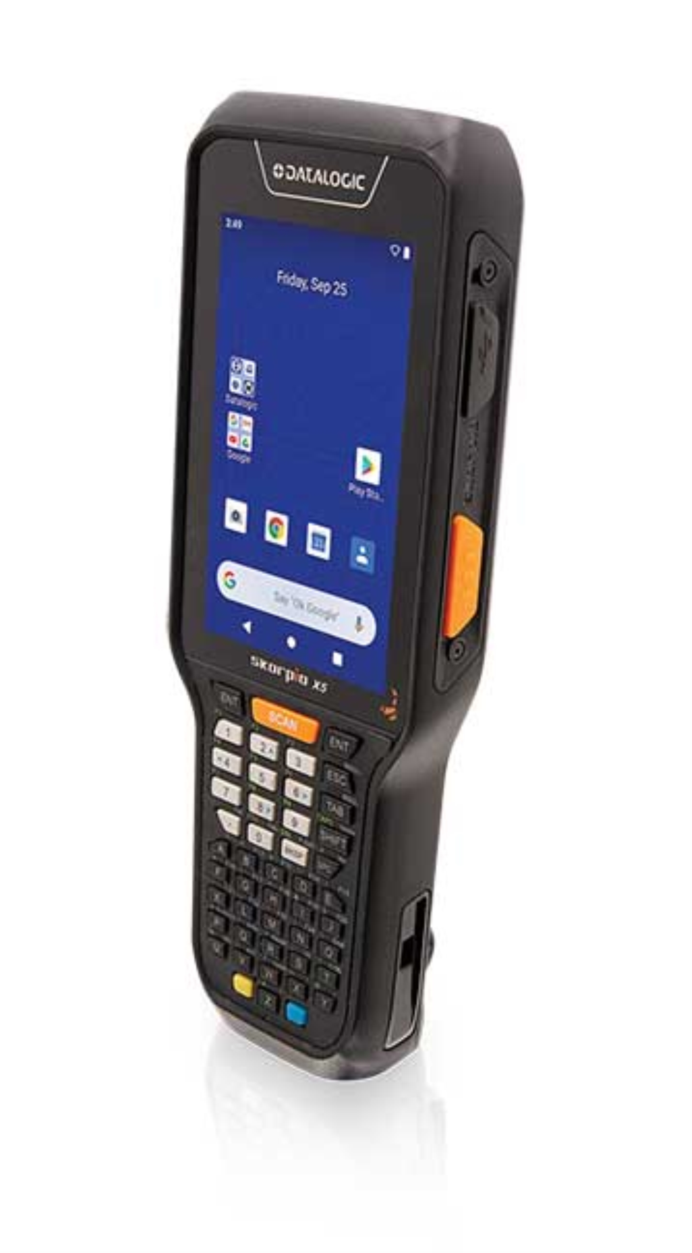 Datalogic Skorpio X5 handheld mobile computer 10.9 cm (4.3) 800 x 480 pixels Touchscreen 626 g Black
