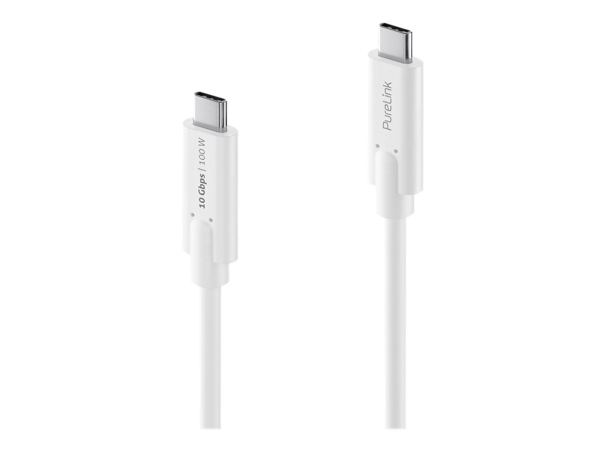 PureLink IS2510-015 cable USB 1,5 m USB 3.2 Gen 2 (3.1 Gen 2) USB C Blanco