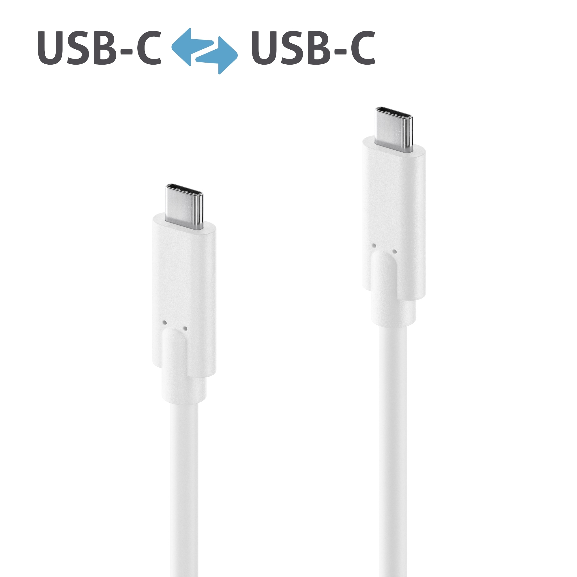 PureLink IS2510-015 cable USB 1,5 m USB 3.2 Gen 2 (3.1 Gen 2) USB C Blanco