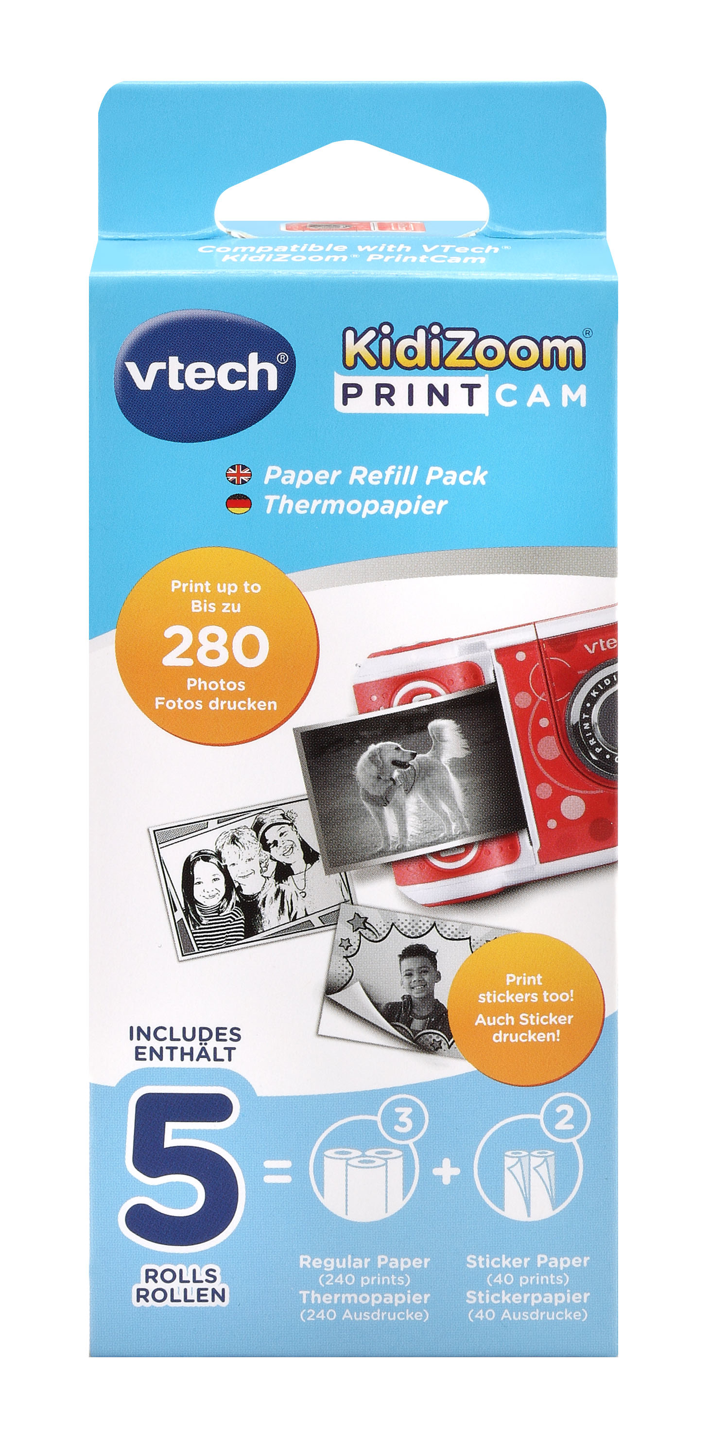 VTech 80-417449  VTech KidiZoom Print Cam - Papier Refill Pack