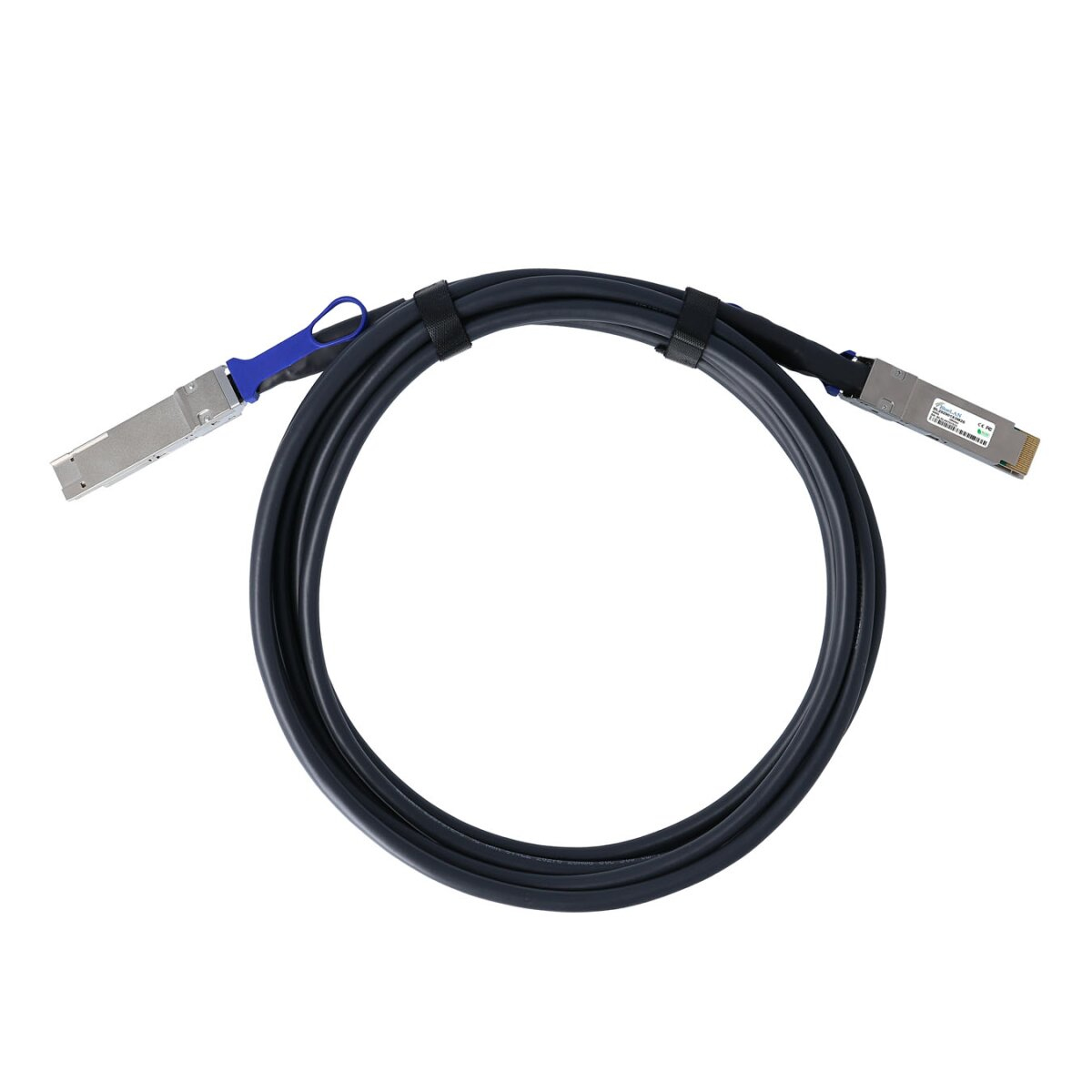 BlueOptics CAB-D-D-400G-2M-BL c�ble dInfiniBand QSFP-DD Noir