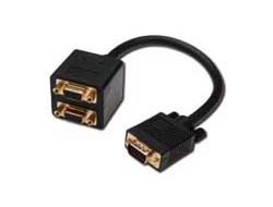 Digitus C�ble r�pa. en Y pour moni. VGA