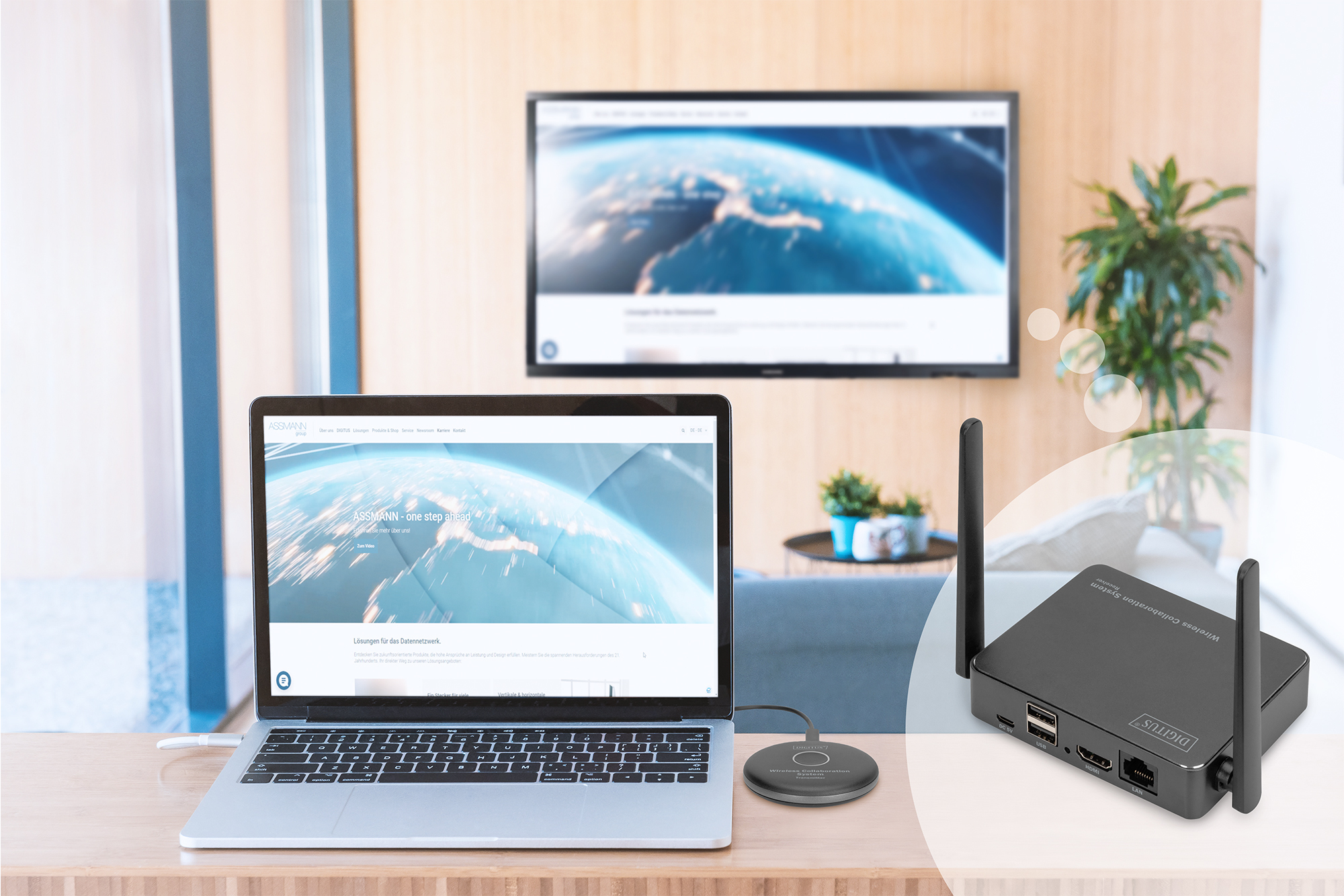 Digitus Click & Present Pro - Syst�me de collaboration sans fil