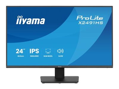 iiyama ProLite X2491HS-B1 computer monitor 60.5 cm (23.8) 1920 x 1080 pixels Full HD LCD Black