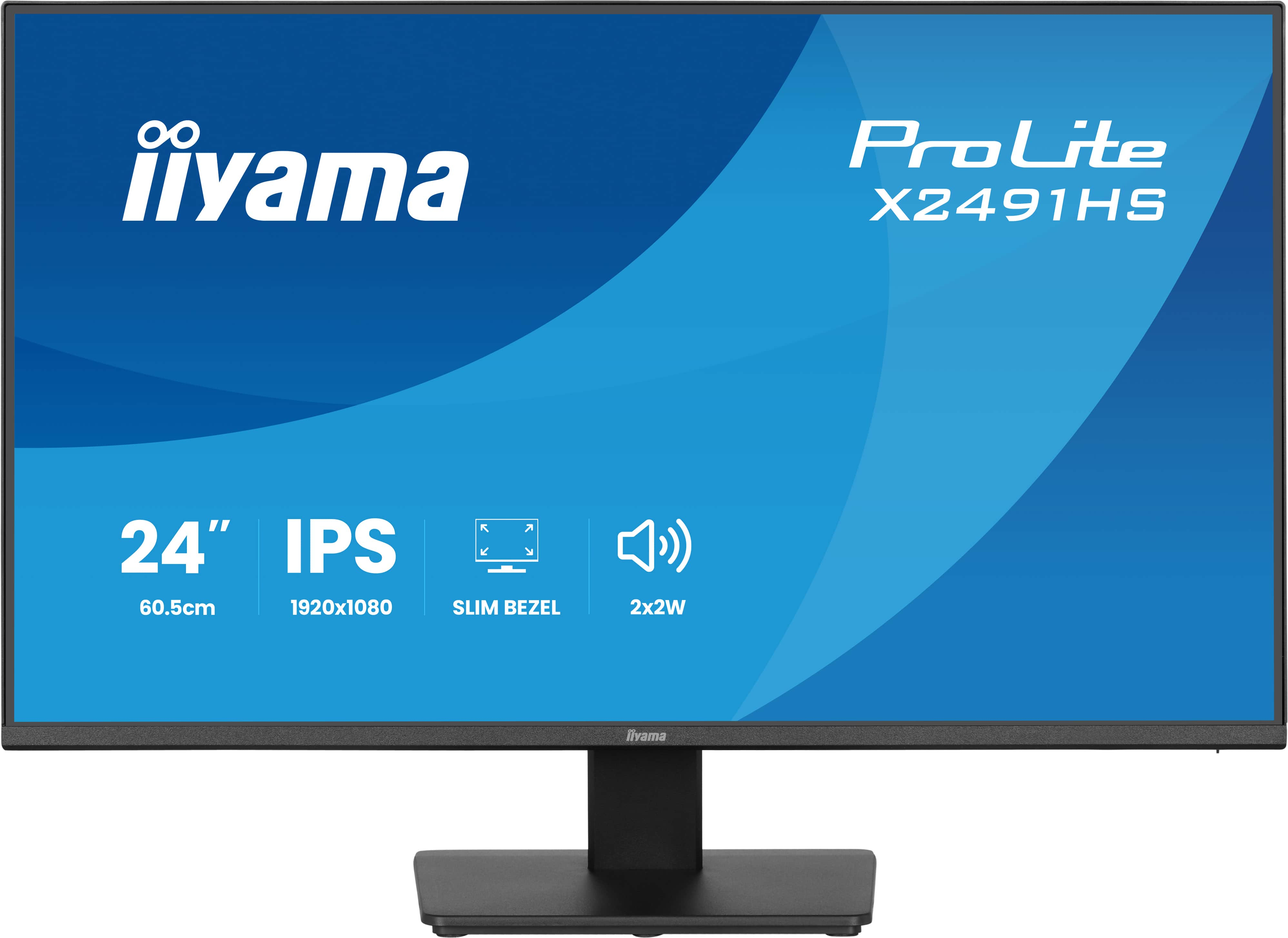iiyama ProLite X2491HS-B1 computer monitor 60.5 cm (23.8) 1920 x 1080 pixels Full HD LCD Black