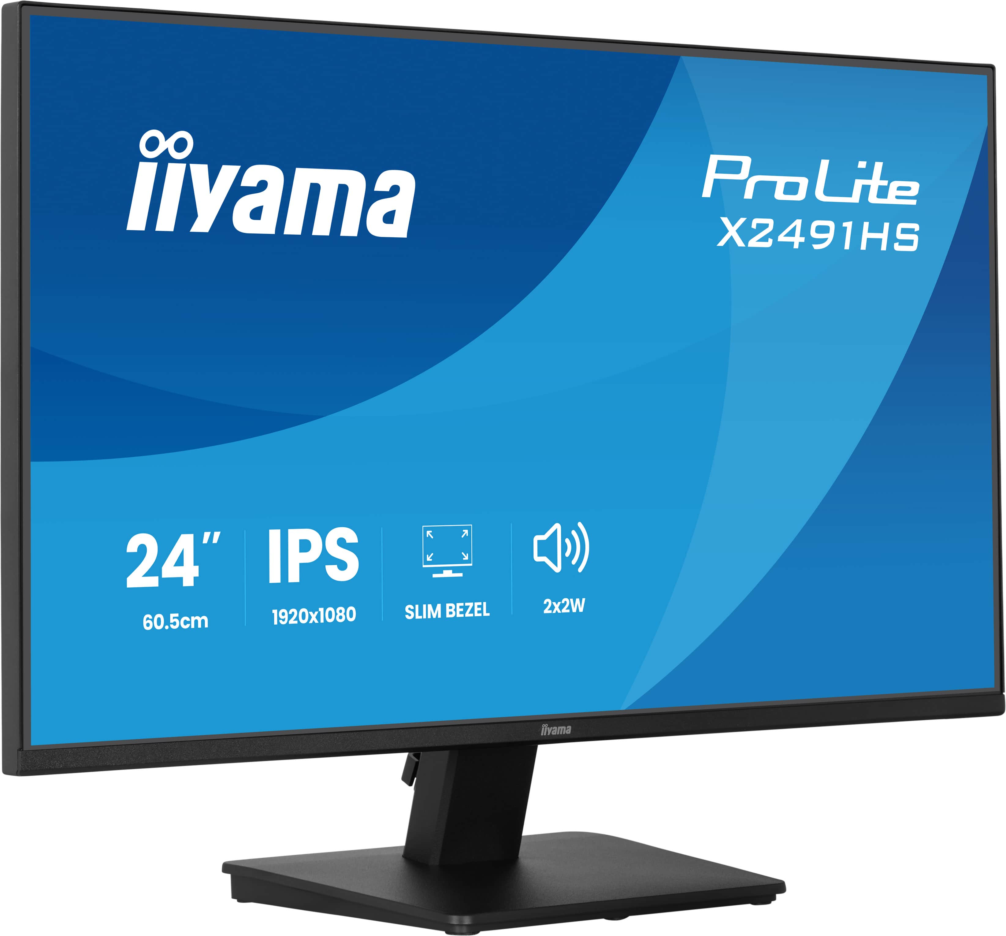 iiyama ProLite X2491HS-B1 computer monitor 60.5 cm (23.8) 1920 x 1080 pixels Full HD LCD Black