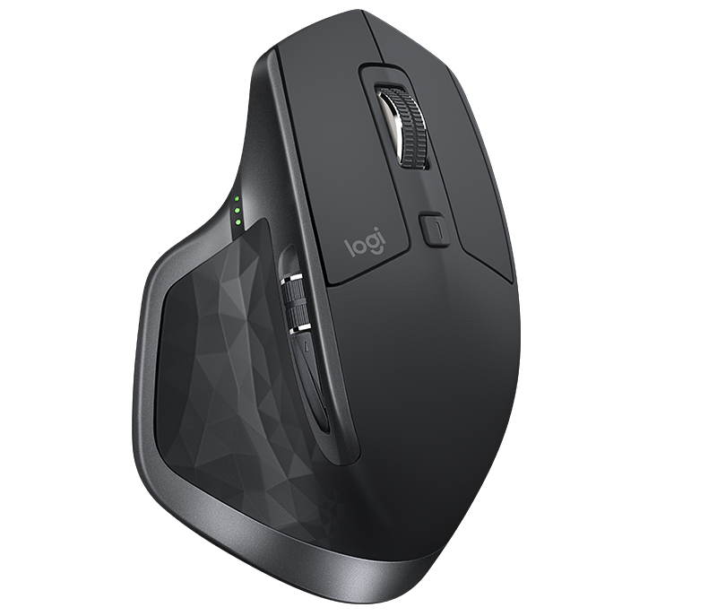 Logitech MX Master 2S - rechts - IR LED - RF Wireless + Bluetooth - 4000 DPI - Graphit