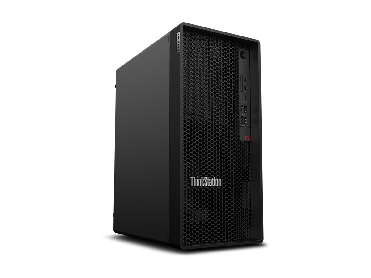 Lenovo ThinkStation P2 Tower Gen 2 Intel Core Ultra 7 265K 64 Go DDR5-SDRAM 512 Go SSD NVIDIA GeForce RTX 5070 Windows 11 Pro Station de travail