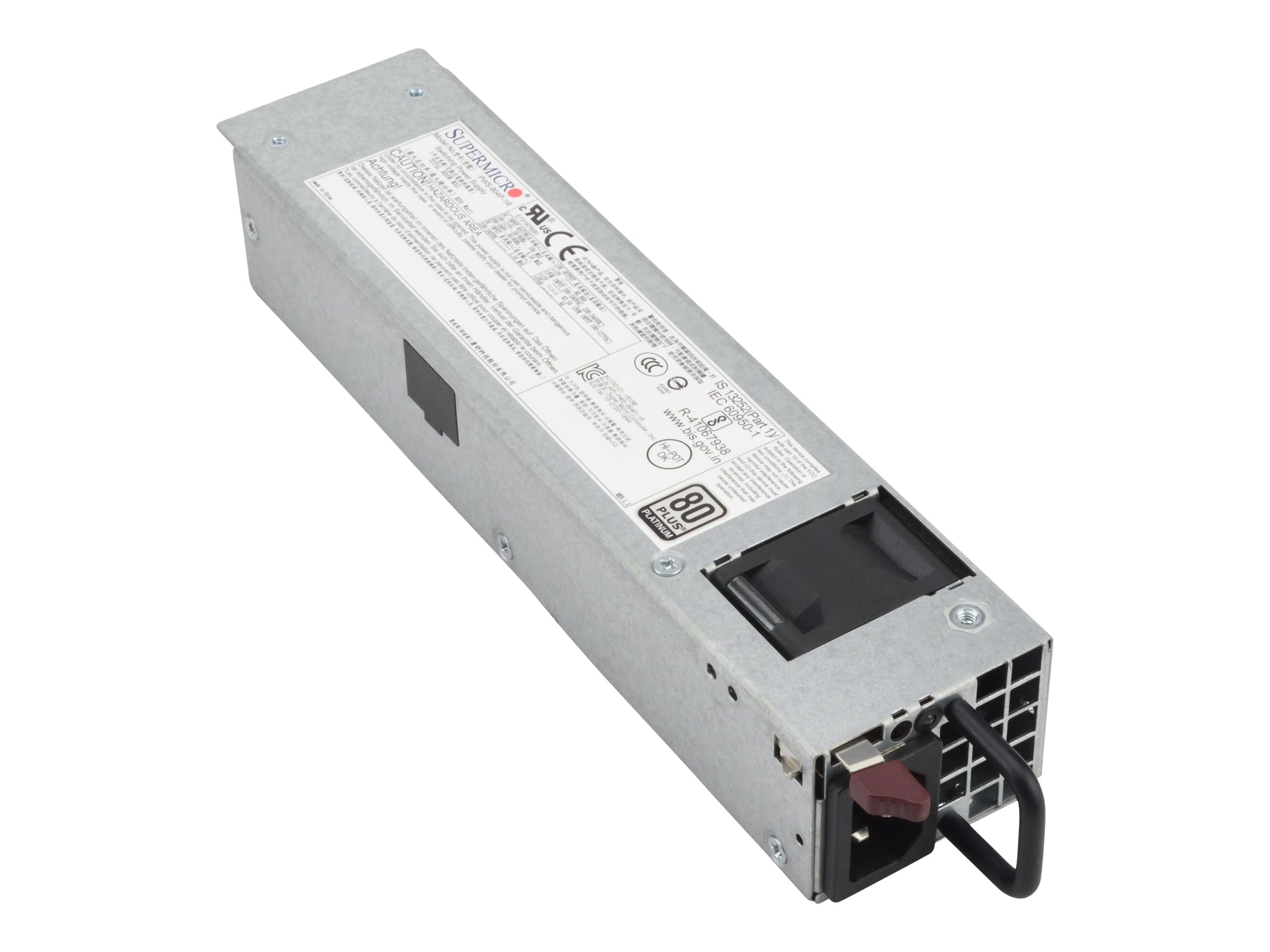 Supermicro PWS-804P-1R - Redundante Stromversorgung (intern)