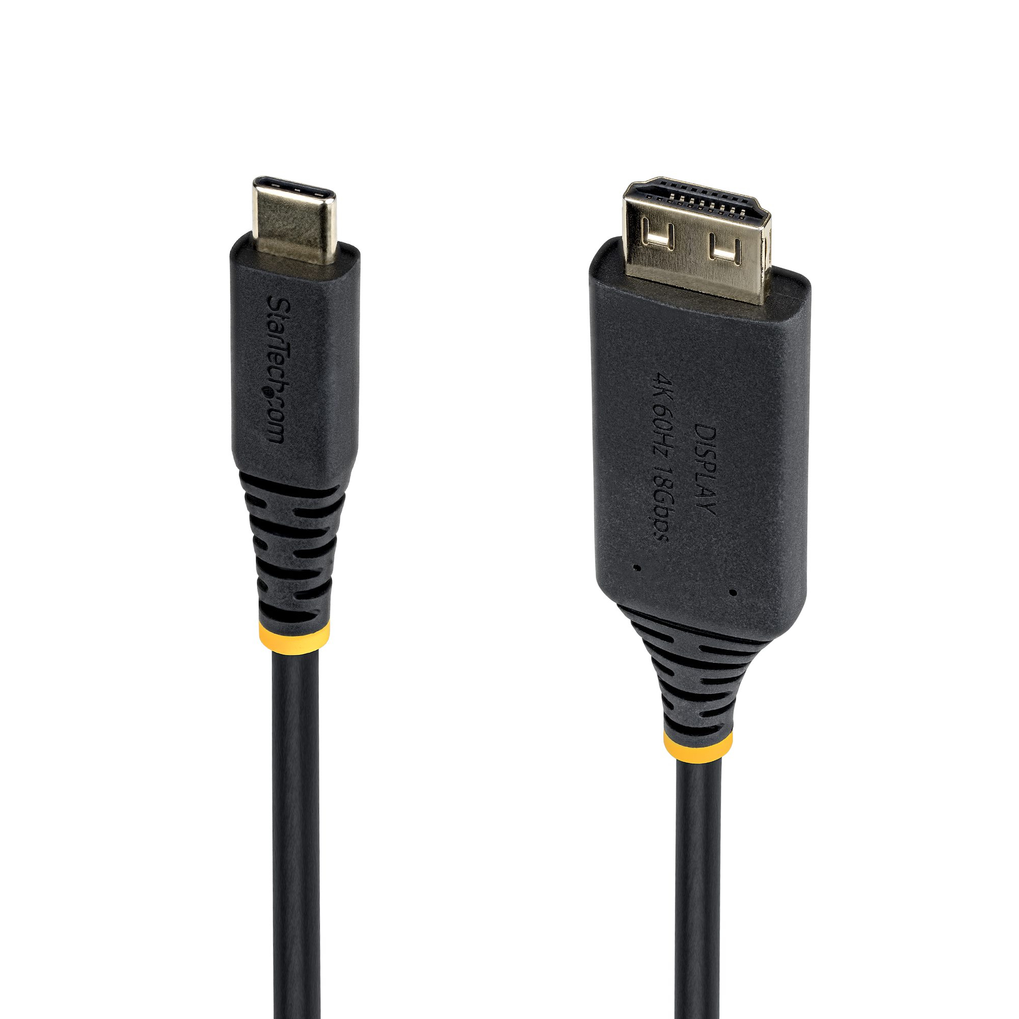 StarTech.com C�ble Adaptateur USB-C vers HDMI de 2m, Connecteur HDMI � Verrouillage, 4K 60Hz, Compatible Thunderbolt, HDR, C�ble Unidirectionnel pour MacBook, Dell, HP, Lenovo
