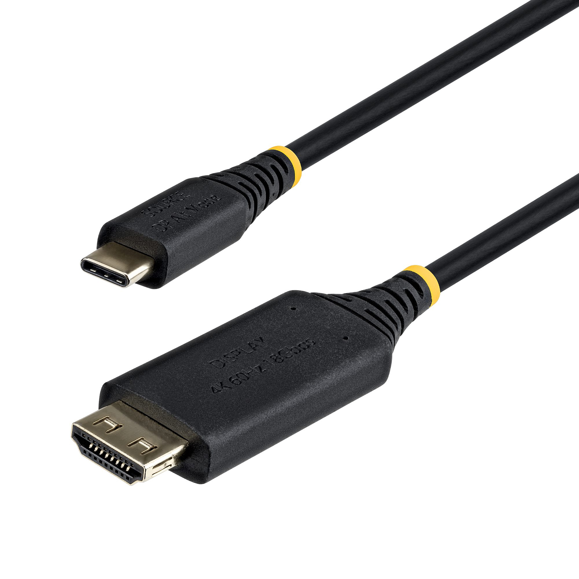 StarTech.com C�ble Adaptateur USB-C vers HDMI de 2m, Connecteur HDMI � Verrouillage, 4K 60Hz, Compatible Thunderbolt, HDR, C�ble Unidirectionnel pour MacBook, Dell, HP, Lenovo