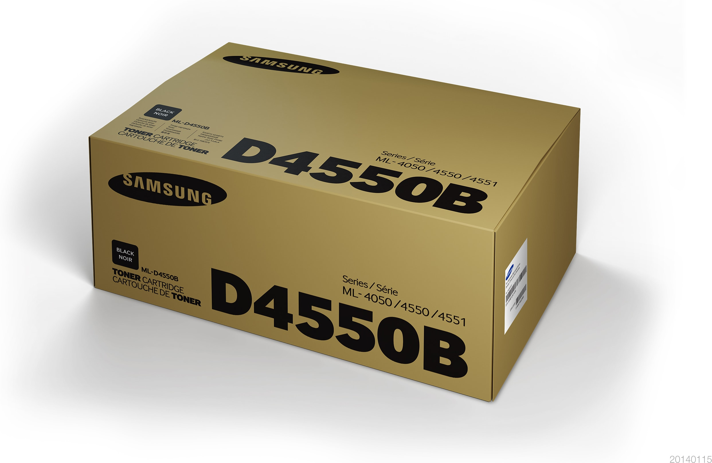 Samsung ML-D4550B High Yield Black Toner Cartridge Cartouche de toner 1 pi�ce(s) Original Noir