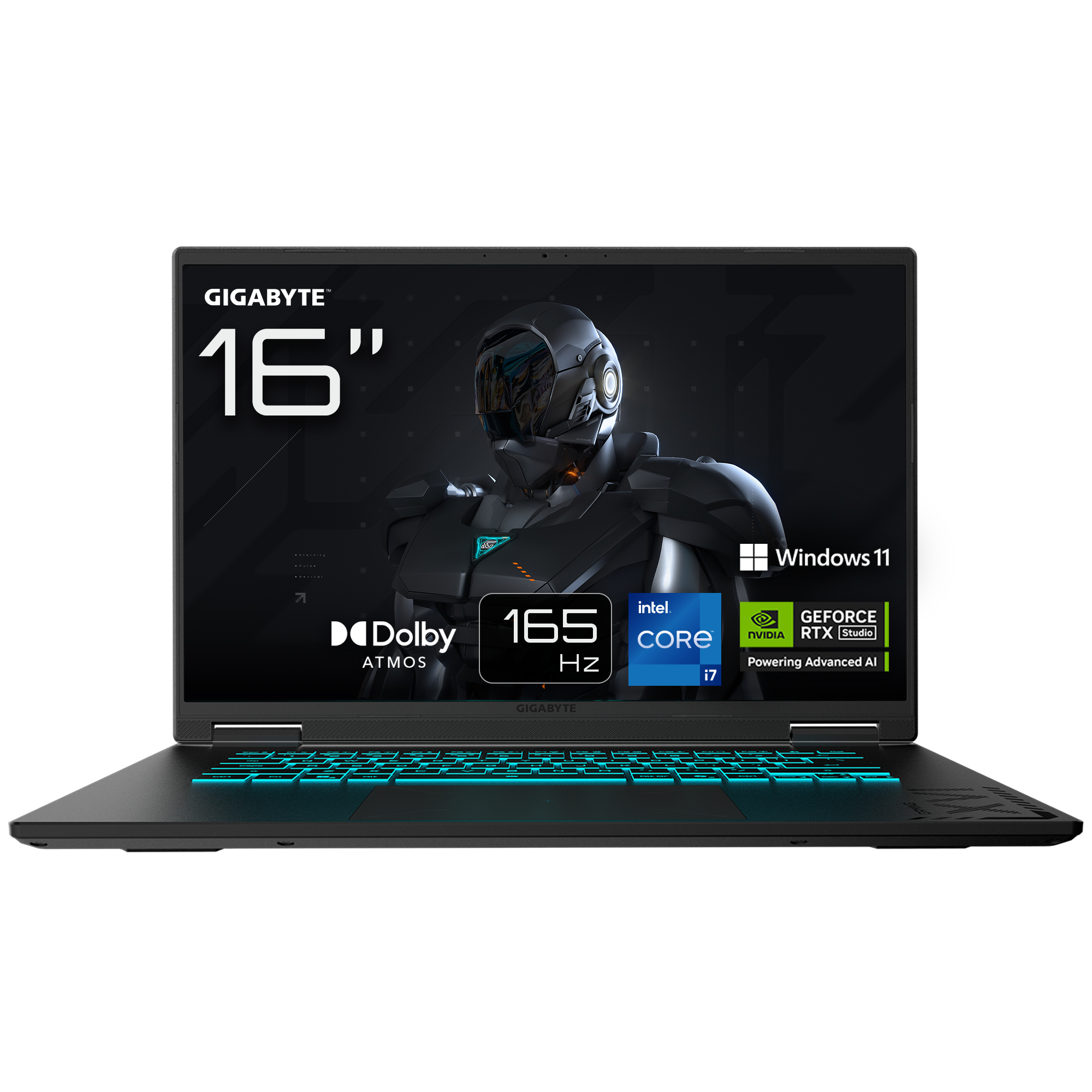 GIGABYTE GAMING A16 CWHI3DEC94SH laptop Intel� Core i7 i7-13620H 40.6 cm (16) WQXGA 16 GB DDR5-SDRAM 1 TB SSD NVIDIA GeForce RTX 5070 Wi-Fi 6E (802.11ax) Windows 11 Home Black