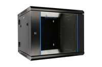 Extralink 600x600 AZH Schwarz| Rackmount-Schrank| Wandmontage schwenkbar - Rack