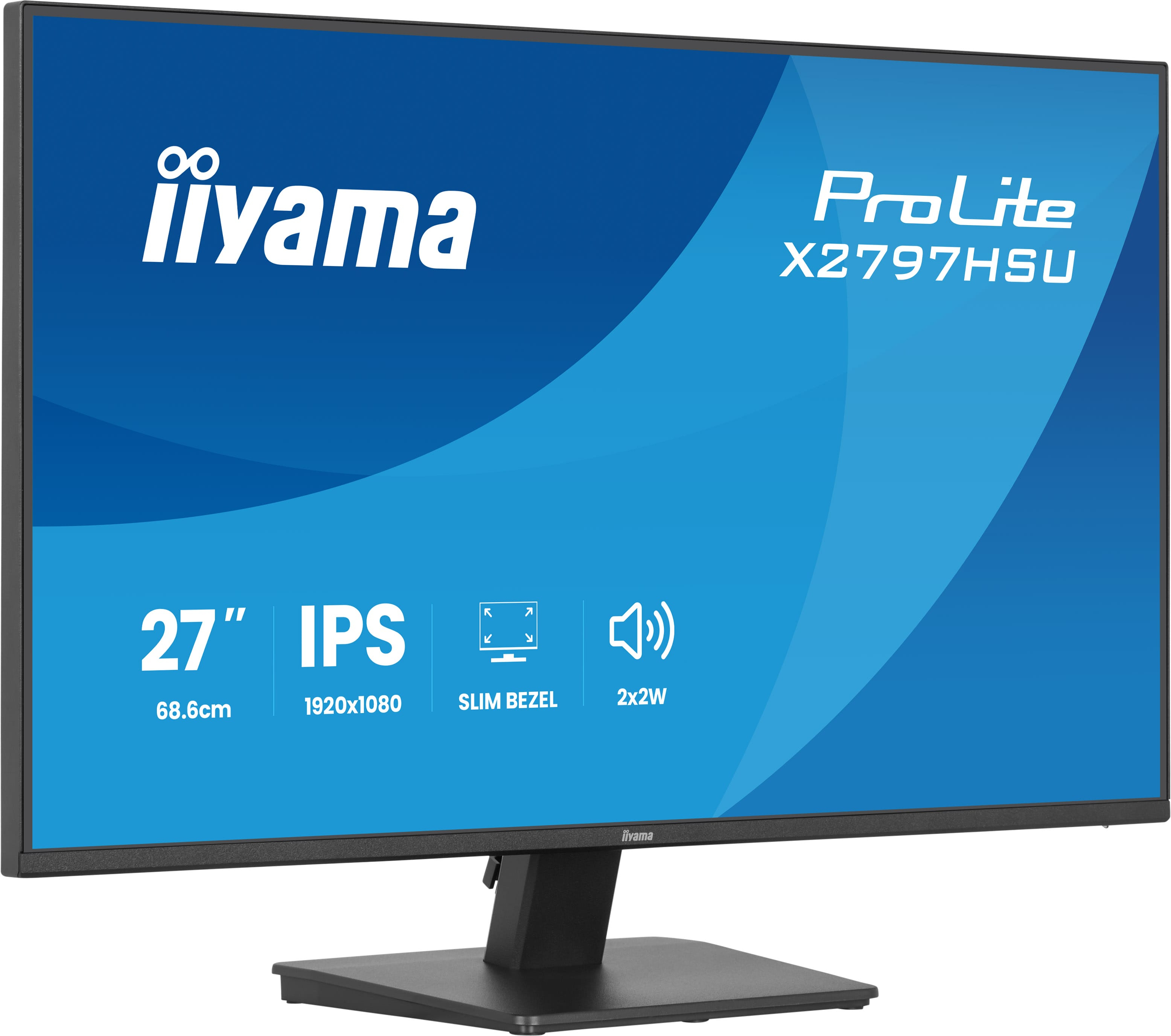 iiyama ProLite X2797HSU-B1 computer monitor 68.6 cm (27) 1920 x 1080 pixels Full HD LED Black