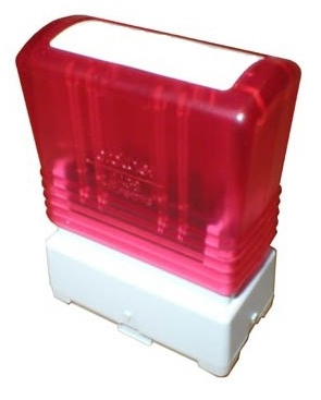 Brother 2260 - Stempel - vorgetr�nkt - Rot - Benutzerdefinierter Text - 22 x 60 mm (Packung mit 6)