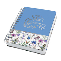 Sigel Notizbuch mit Spirale Jolie ca. DIN A5 punktraster blau/wei Hardcover 240 - A5